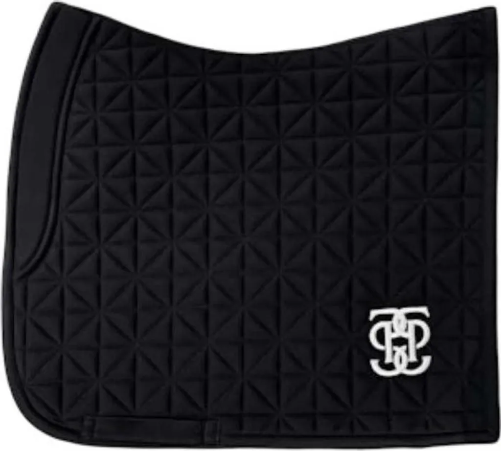 Tapis de dressage Ps Of Sweden noir avec matelassage diamant Cob