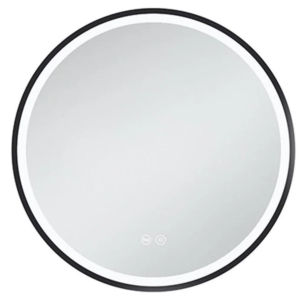 Miroir de salle de bains LED BJ2CKD Ø 60 cm à intensité variable chic