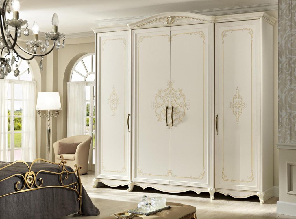 Schlafzimmer Kleiderschrank Schlafzimmermöbel Weiss Schrank Mobilificio Schränke