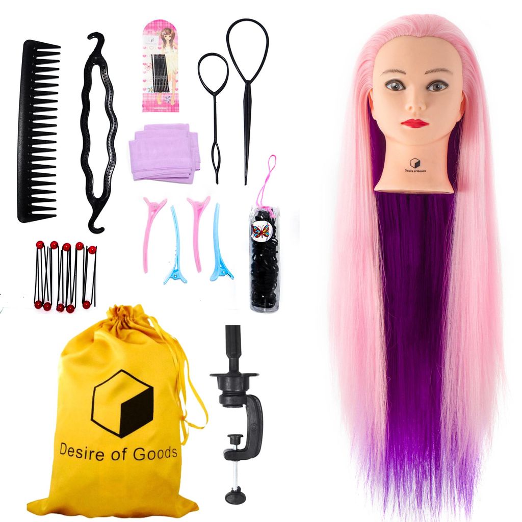 Desire of Goods Tête d'entraînement pour coiffeur Lila - Image du produit 