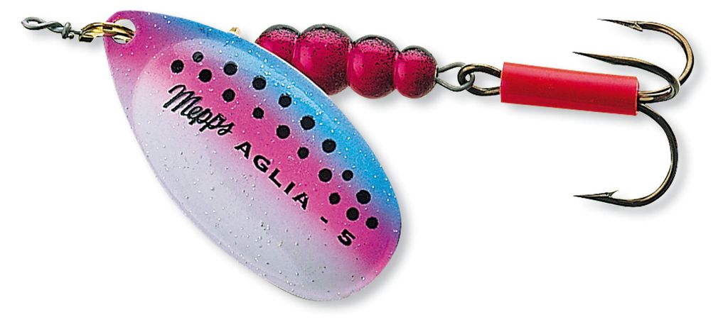 DAIWA Mepps Aglia Trout Design, Spinner, Rainbow Trout, Produktbild 