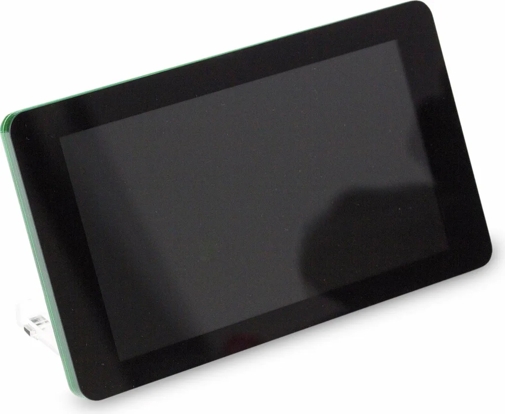 Cadre Écran Tactile 7" Raspberry Pi en Rouge - Finition de Coupe Nette - 2