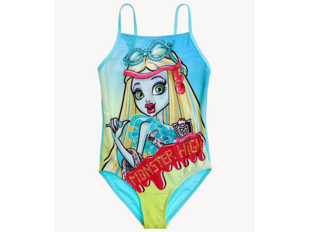 108298 Monster High Badeanzug Mädchen Blau Gr.116