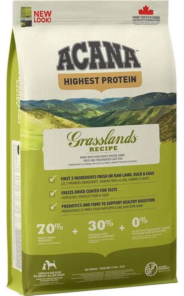 ACANA Highest Protein Grasslands - cibo secco per cani - Immagine del prodotto 