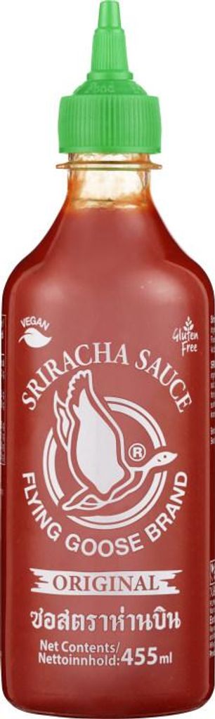 Chili-Sriracha-Sauce 455ml - Flying Goose Produktbild 