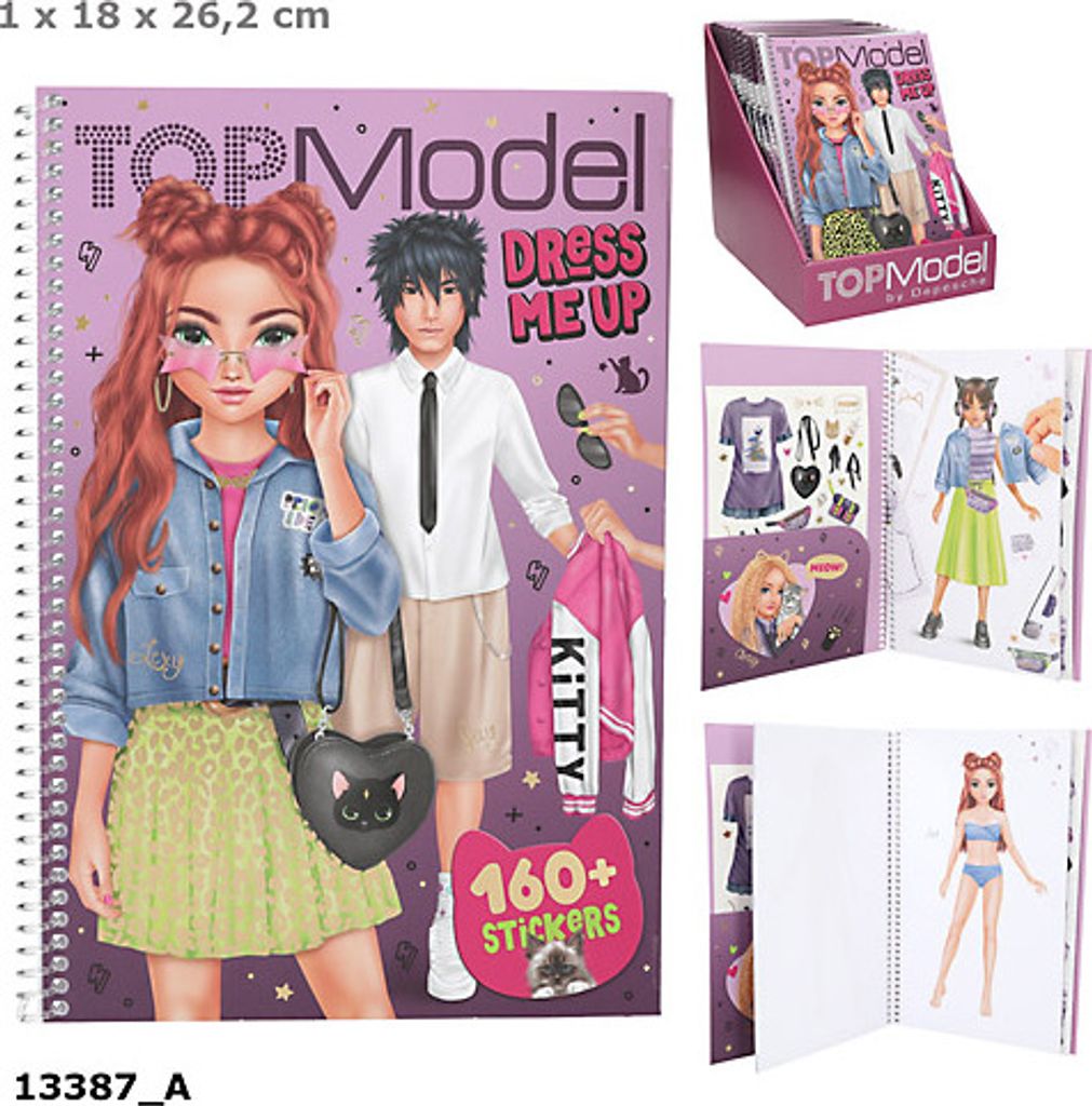 Depesche 13387 TOPModel Rebel Kitty - Dress Me Up Zdjęcie produktu 
