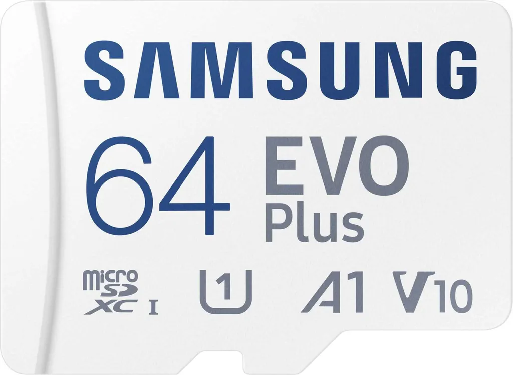 Samsung microSDXC EVO Plus 64GB MB-MC64KA/EU avec adaptateur SD inclus