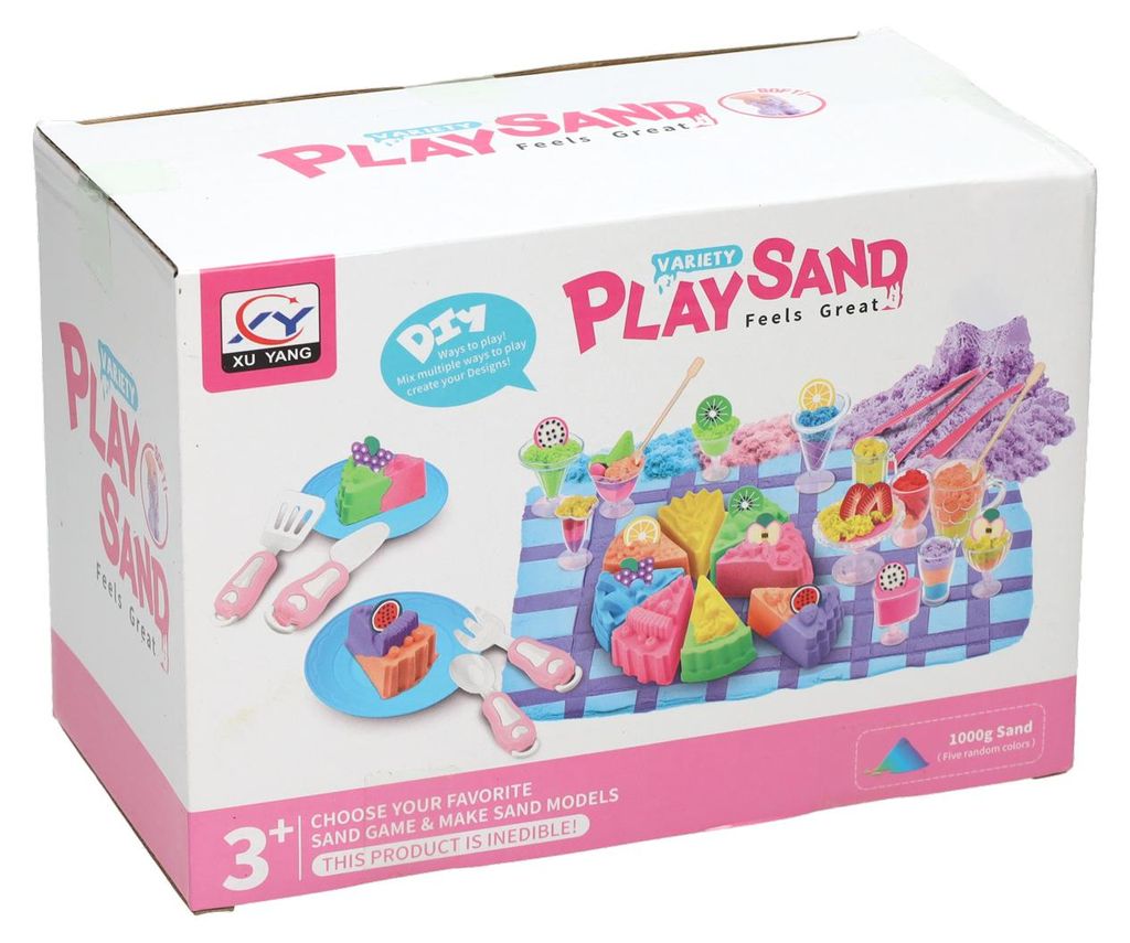 Spiel-Sand „Törtchen & Desserts“ mit Spielmatte, 1 kg