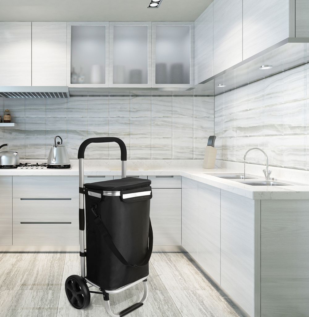 Einkaufstrolley, 2 Räder, mit Kühltasche Produktbild 11