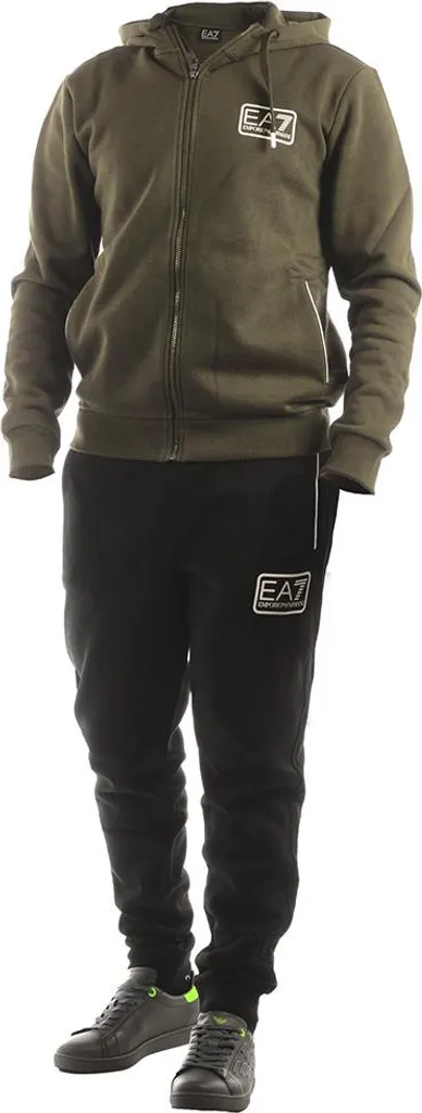 Survêtement EA7 Armani Confortable Modèle 6KPV68PJ07Z Vert Noir XL
