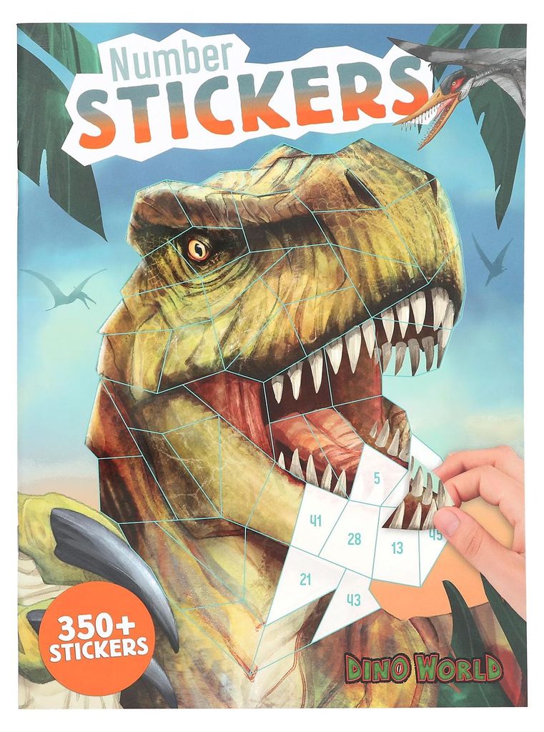 Depesche Dino World Number Sticker Produktbild 