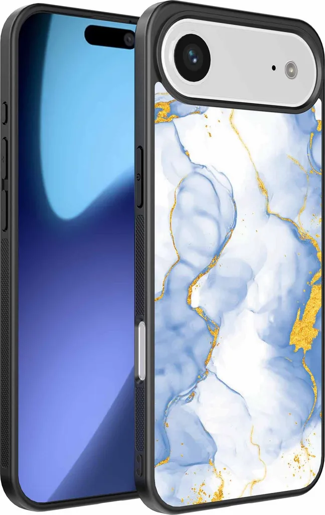 Regala una Cover iPhone Air Marmo Oro Blu | Idea Regalo Originale