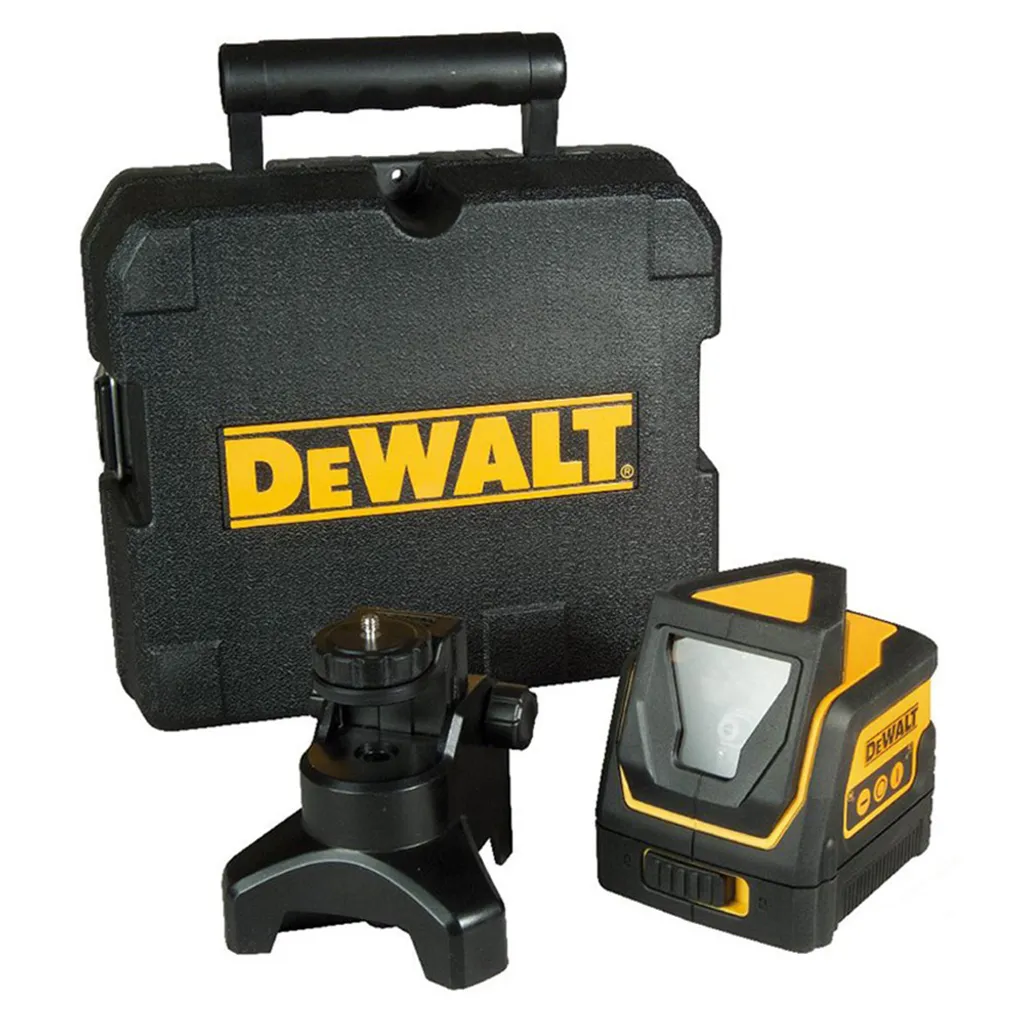 Laser lignes autonivelant DeWALT DW0811 portée 30m haute visibilité rouge