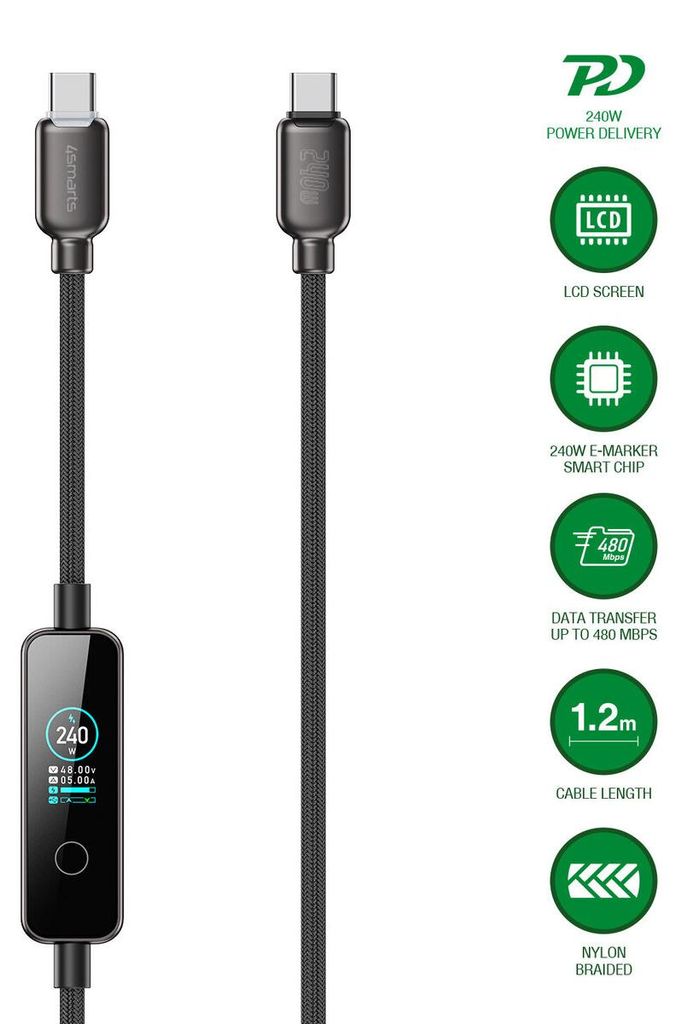 4Smarts USB-C Kabel Screen Cord