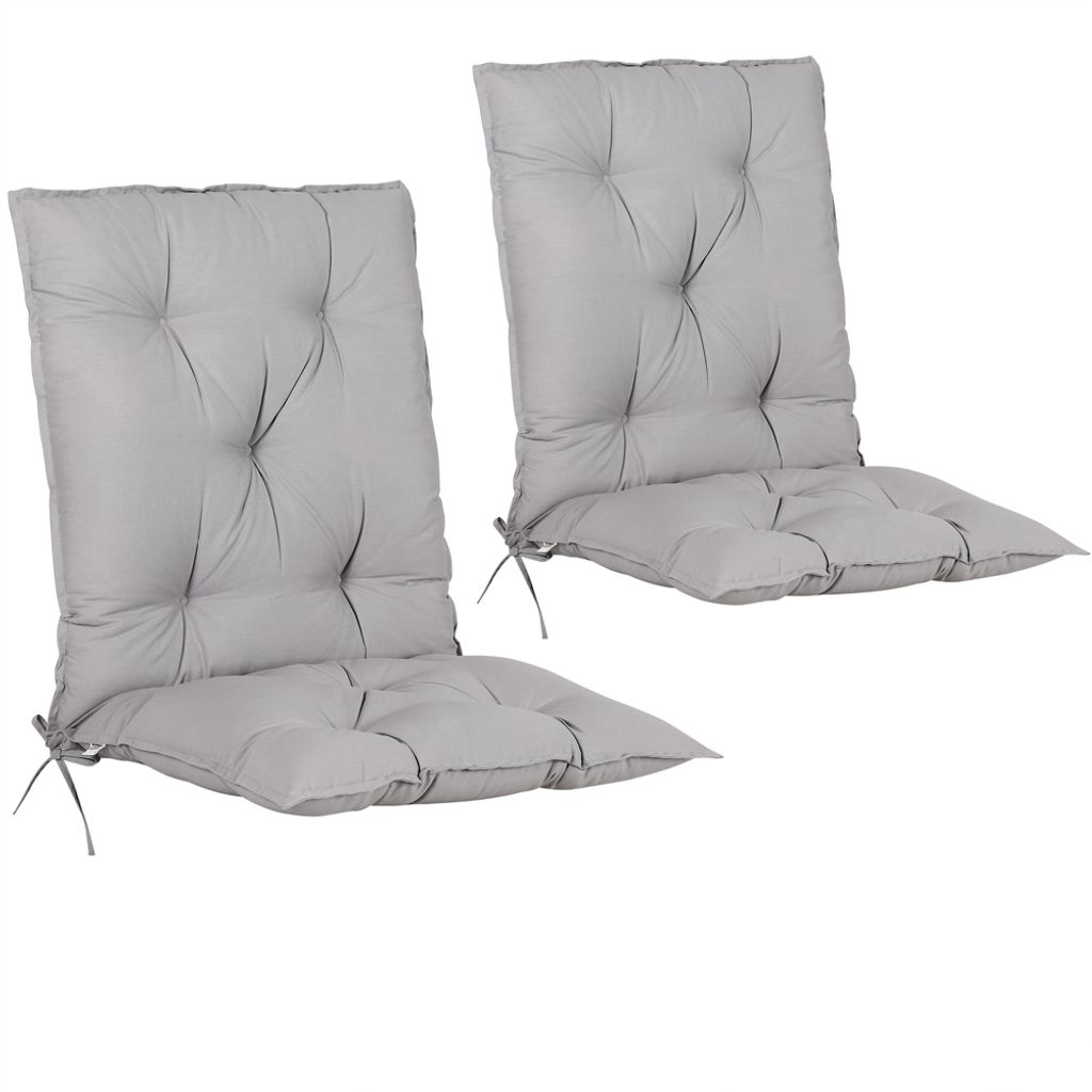 Sitzkissen Stuhlkissen Sitzauflagen Stuhlauflagen Sitzpolster Kissen Auflage 2x 