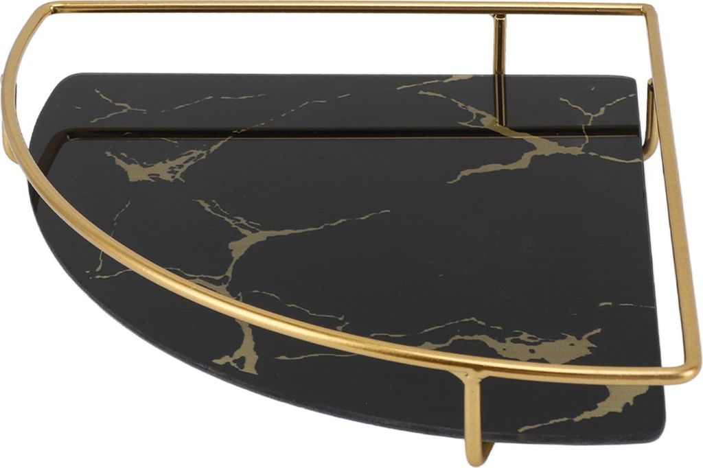 Badezimmer Lagerung Tablett Licht Luxus dekorative goldene Textur Dreieck Bad Veranstalter Tablett für Seife Handtuch Papier Servietten Schmuck Ma...