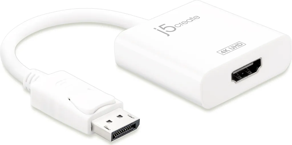 j5create JDA158-N Adaptateur DisplayPort vers HDMI 4K Actif Noir