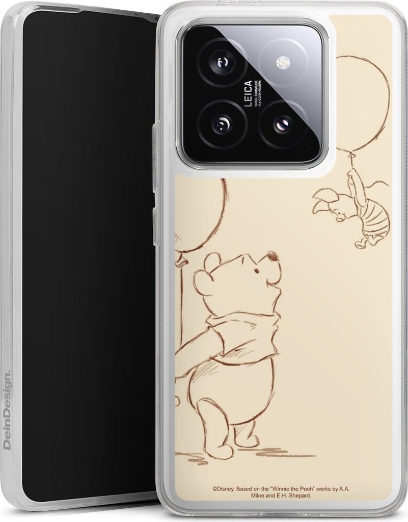 DeinDesign Handyhülle für Xiaomi 14T Pro Silikon Hülle Case Smartphone Schutzhülle Disney Offizielles Lizenzprodukt Winnie Puuh