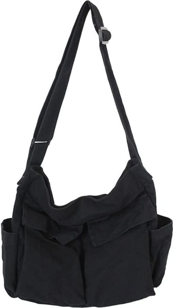 TIAASTAP Leinenstoff Vintage Canvas Messenger Bag, Große Produktbild 
