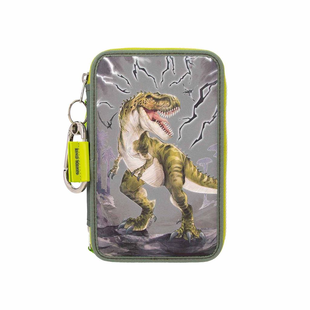 DEPESCHE Dino World 3Fach Federtasche 0 Produktbild 