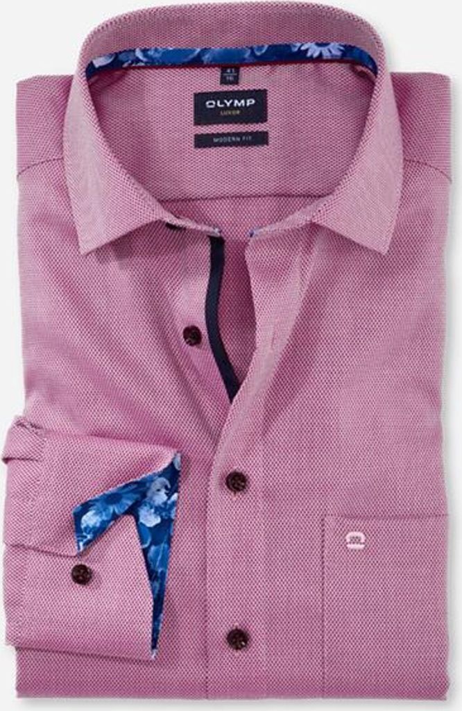 Olymp 1282/34 Hemden fuchsia 41