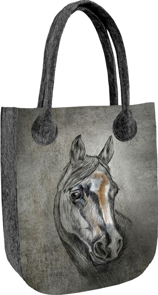 ARCO DESIGN Filztasche Handtasche CITY Lord 42 x 35 cm