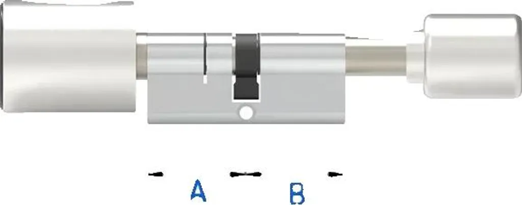 Poignée de Porte Connectée Bluetooth avec Lecteur d'Empreinte Digital