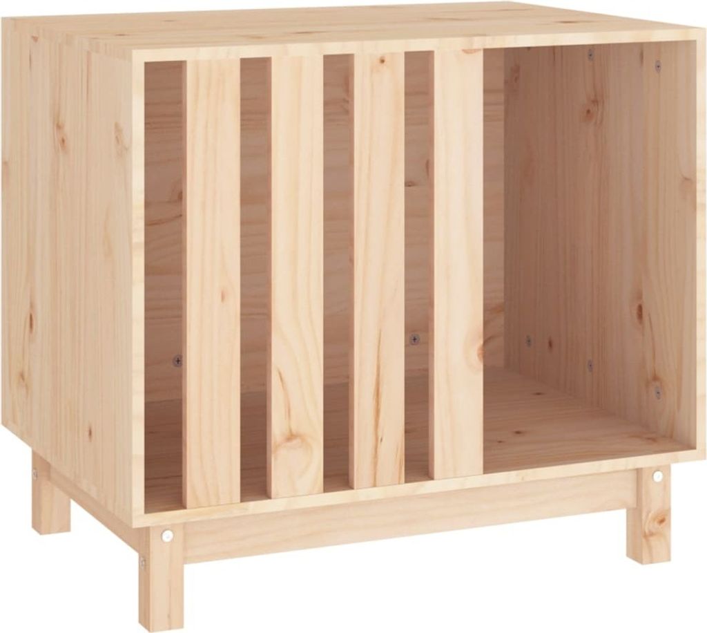 "Winter Sale"Hundehütte 70x50x62 cm Massivholz Kiefer - Hunde-Transportboxen - clorisNeu4774009