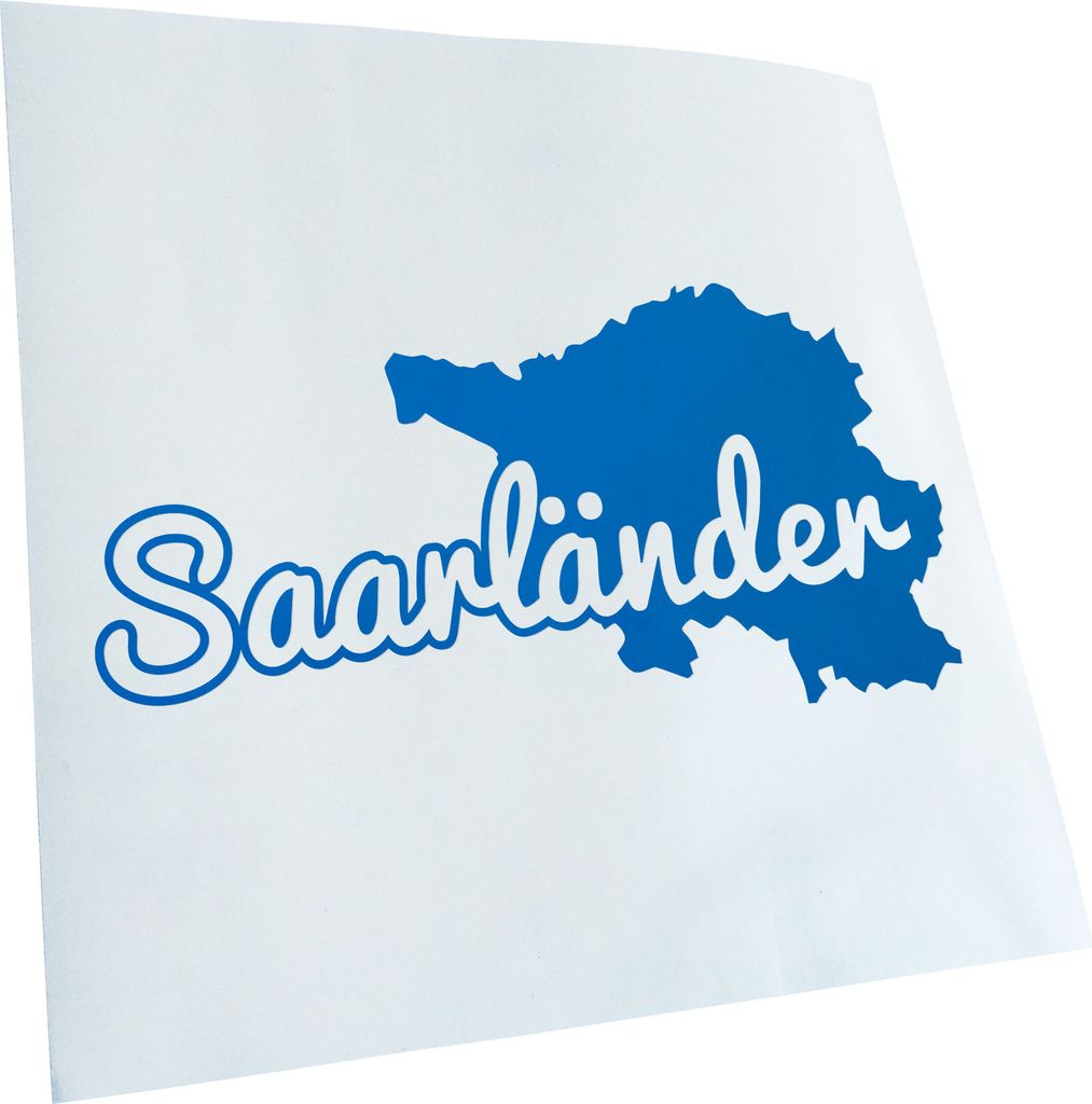 Kiwistar - Autoaufkleber - Saarländer Saarland Herkunft - Neonpink - 20x10cm - Aufkleber für Auto, Laptop, Fahrrad, LKW, Motorrad mehrfarbig JDM ...