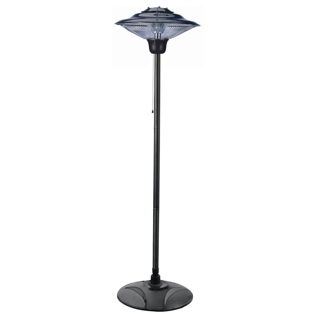 Chauffage d'Appoint Infrarouge 1500W Noir - Radiateur Rayonnant NABO HI 1501