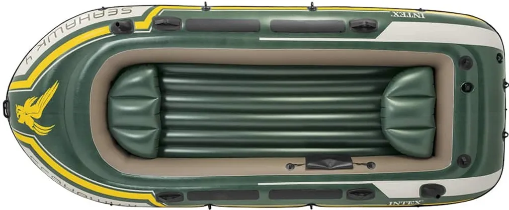 Intex Seahawk 4 Set 68351NP: Barque Gonflable pour Pêche et Balades