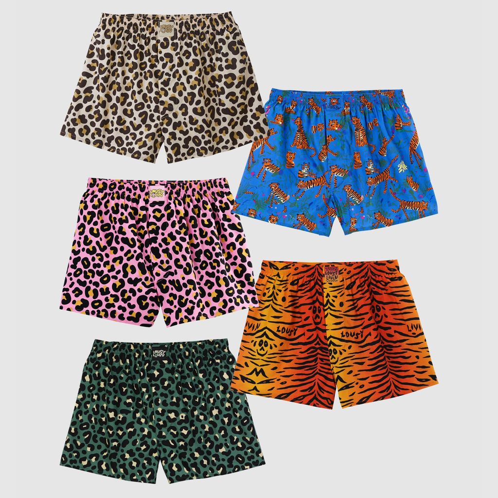 Lousy Livin Boxershorts Jungle 5 Pack Jungle XL Produktbild 