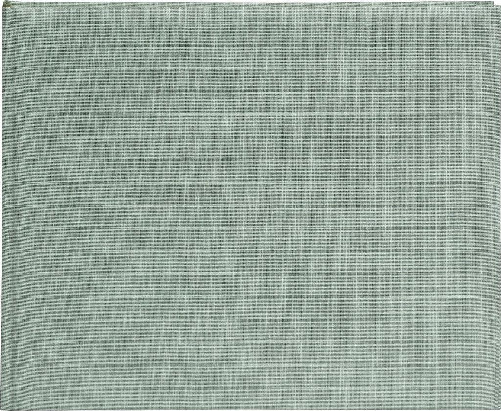 Goldbuch Gästebuch Summertime sage green 25x20 cm Leinen weiß