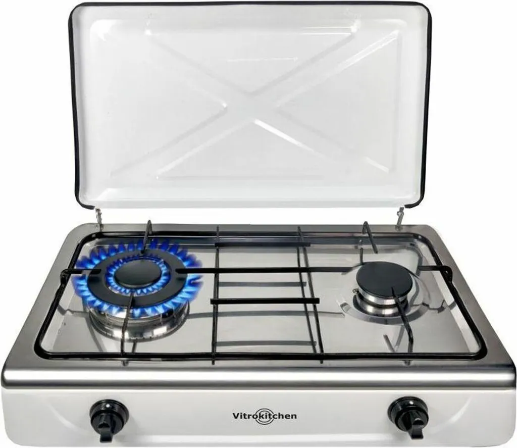 Vitrokitchen 252BB Fornello a Gas 2 Fuochi Bianco | Prezzo e Qualità