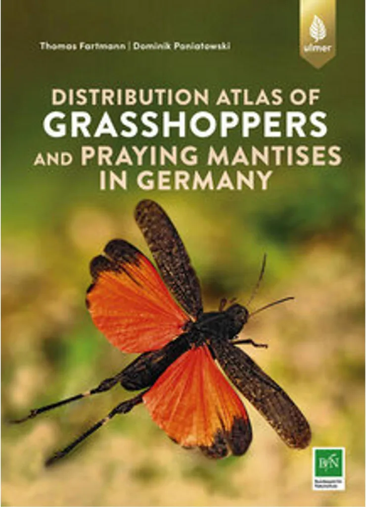 Livre Atlas des criquets et mantes religieuses en Allemagne - 450 pages
