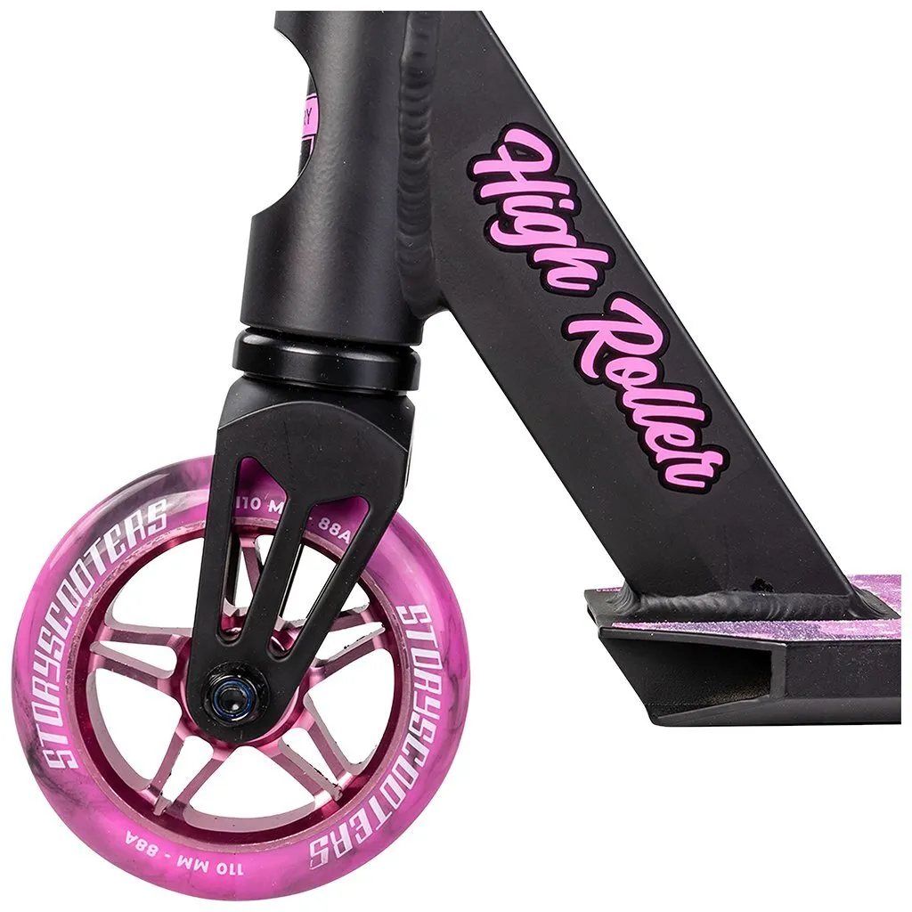 Trottinette freestyle robuste pour éviter le jeu de direction