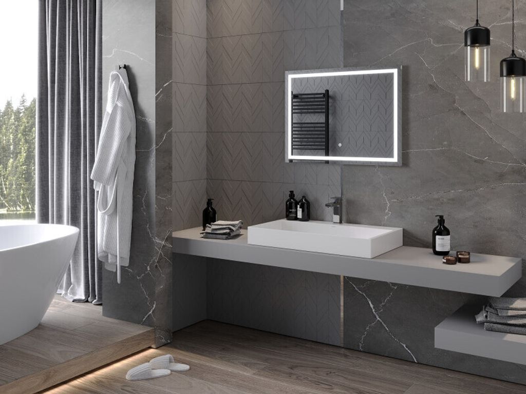 Mexen Miko podsvícené koupelnové zrcadlo 80 x 60 cm, LED Obrázek produktu 3