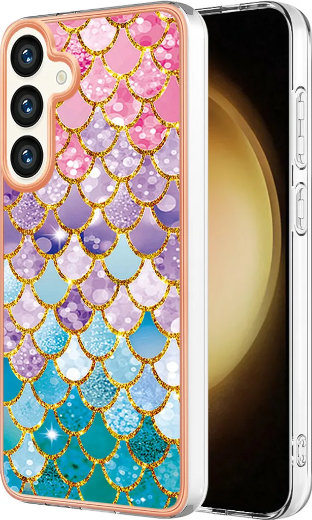Custodia Samsung Galaxy S24 Silicone TPU Antiurto Fantasia Colorful