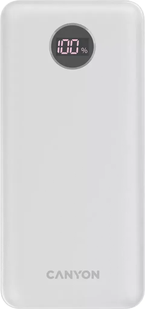 Banque de puissance 20000 mAh Canyon PB-2002 Blanche - Double Charge USB