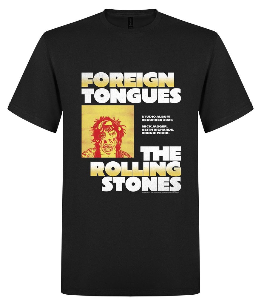 Rolling Stones Foreign Tongues Studioalbum T-Shirt Produktbild 