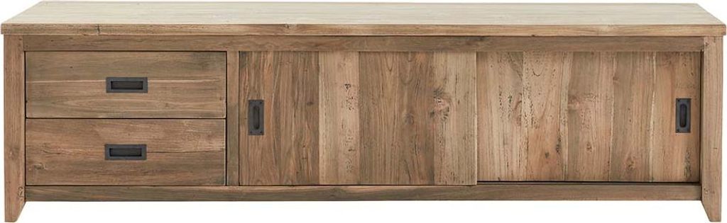 TV-Möbel recycelt Teakholz massiv 180 cm modern