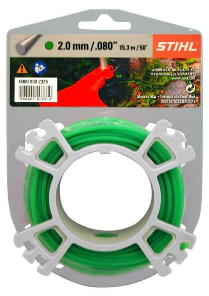 Bobine de fil rond diamètre 2mm longueur 15,3m - vert - Image du produit 