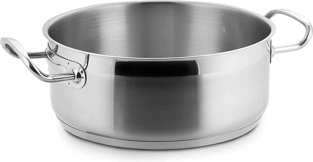 LACOR BRATENTOPF OHNE Deckel D.36 cm ECO-Chef, Edelstahl, 36