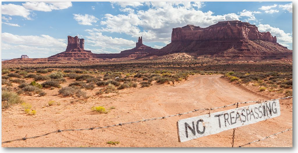 Tulup Küchenrückwand Spritzschutz aus Glas -100x50 -Spritzschutz auf gehärtetes GlasDeko Landschaften Arizona USA
