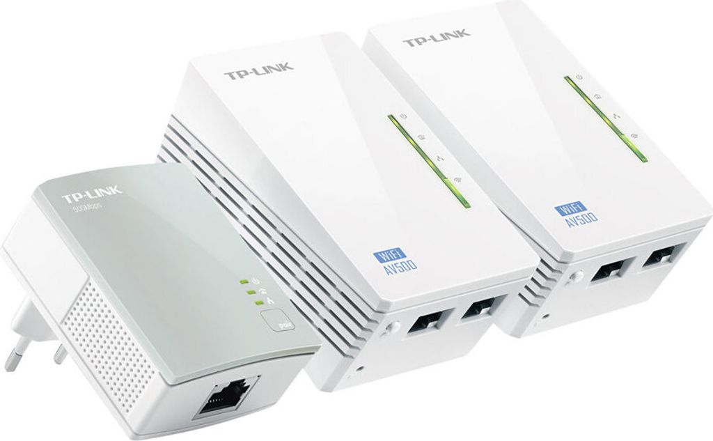 TP-LINK AV500 300Mbps WLAN Powerline Extender Triple KIT Produktbild 