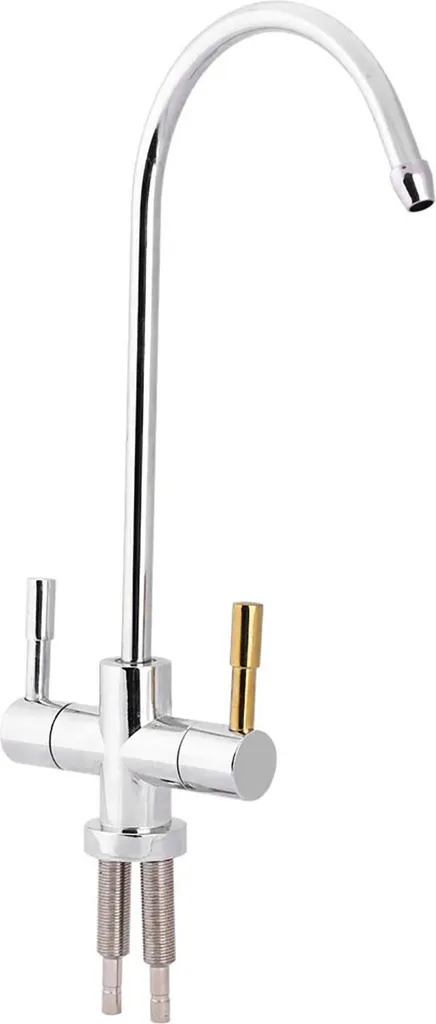 Robinet pour Filtre Eau Potable Osmoseur Inverse 1/4'' Double Commande - 2