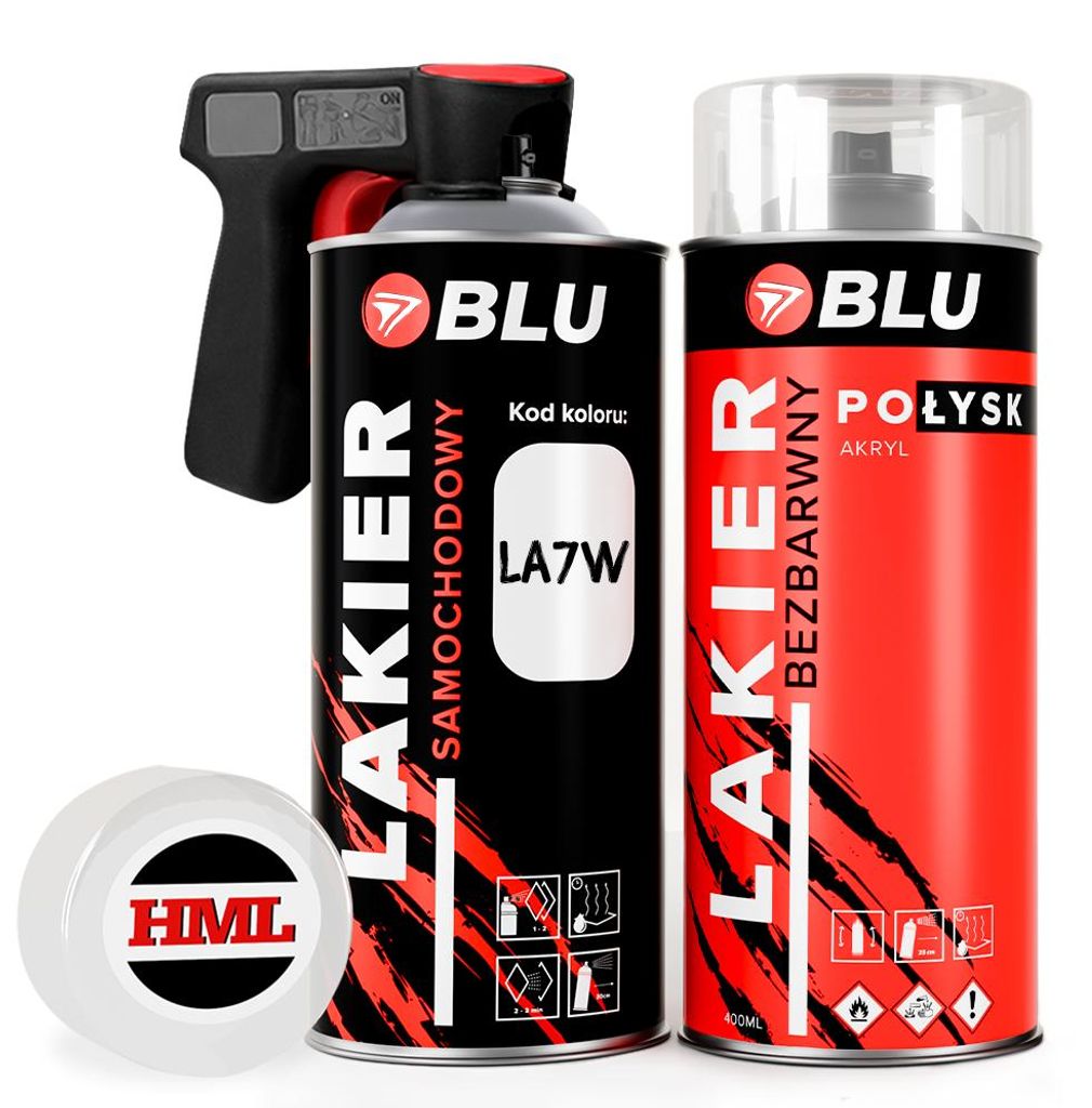 Lakier baza + klar spray LA7W srebrny reflexsilver Zdjęcie produktu 