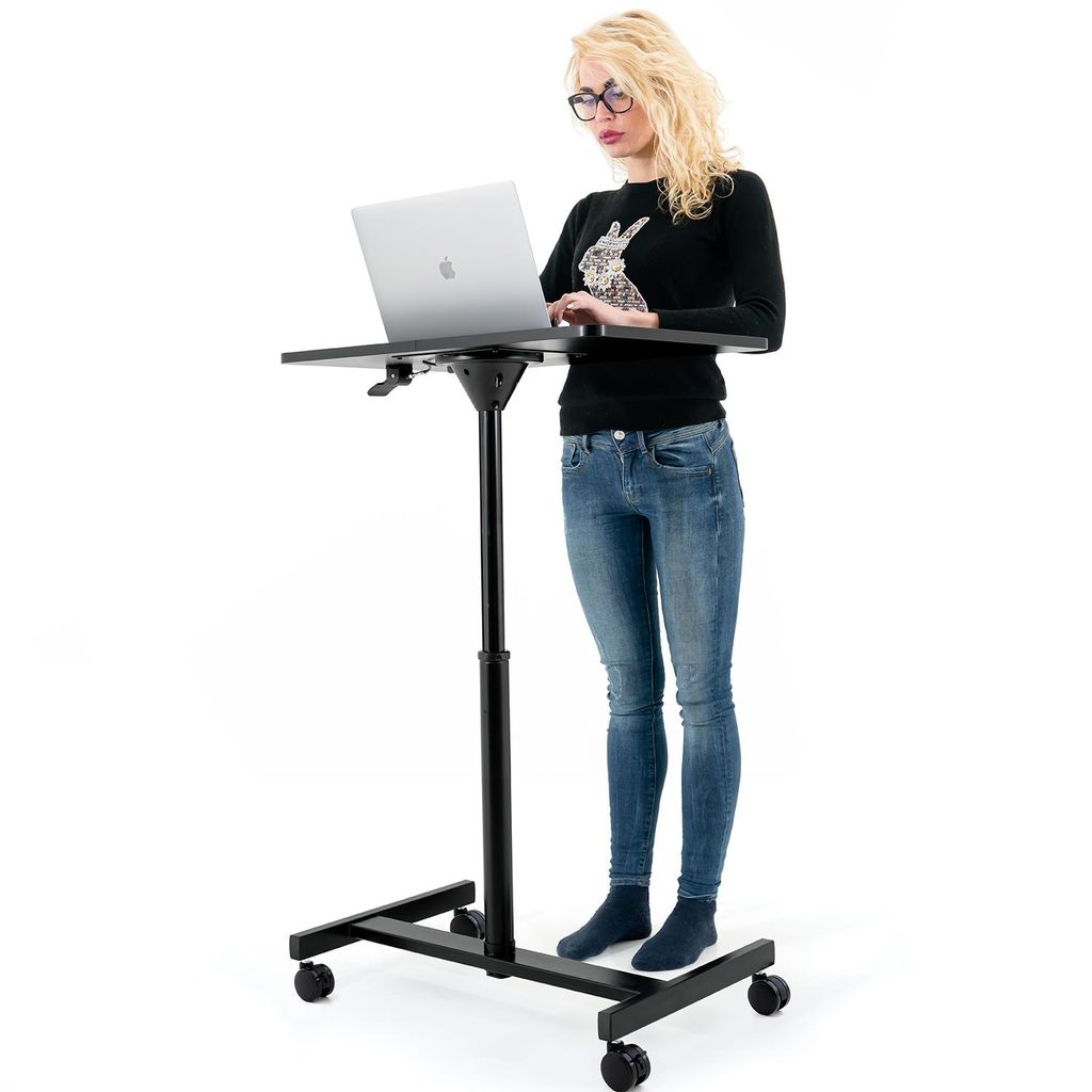 Tatkraft FOCUS tavolo per computer portatili su rotelle - Immagine del prodotto 
