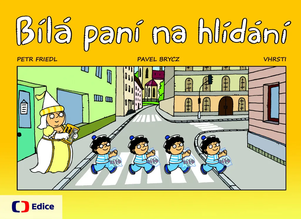 Livre tchèque Bílá paní na hlídání broché de 160 pages