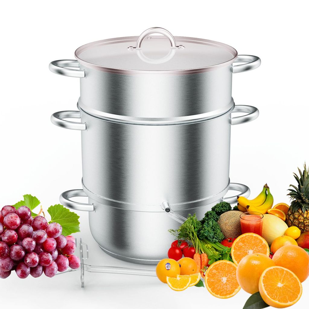 9L Dampfentsafter aus Edelstahl – geeignet für Induktions-, Produktbild 